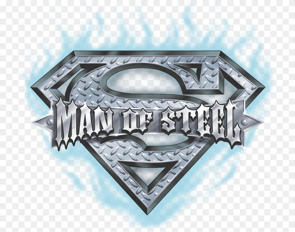 Youth Superman Man Of Steel Shield, Logo, Emblem, Symbol, Badge Free Transparent Png