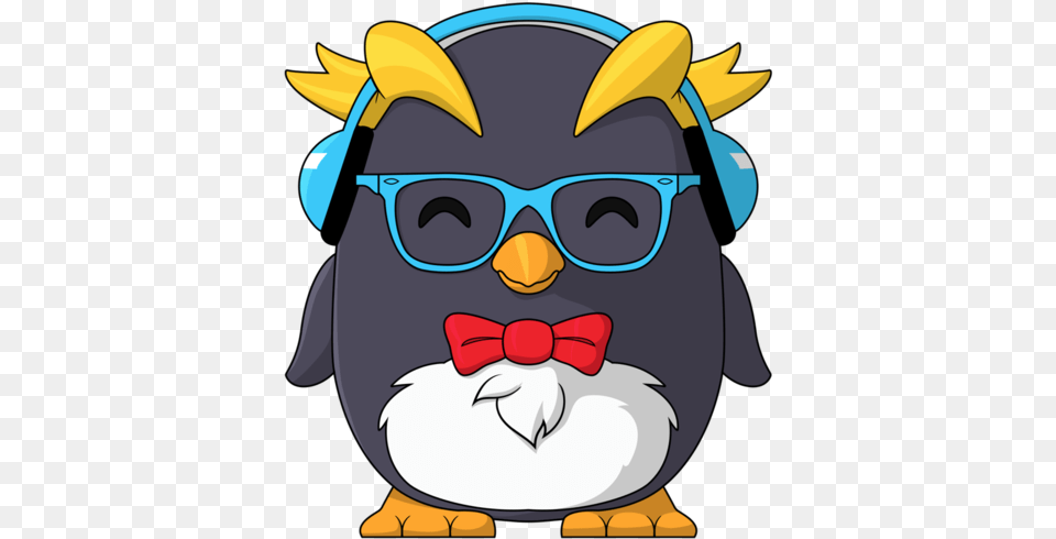 Youtooz Collectibles Tuxbird Youtooz, Accessories, Glasses, Formal Wear, Tie Png Image