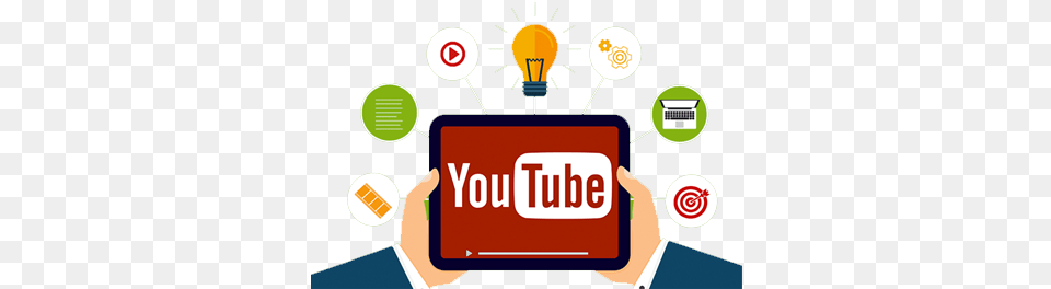 Youtube Ads Youtube Video Marketing Logo, Light, Lightbulb, Computer, Electronics Png