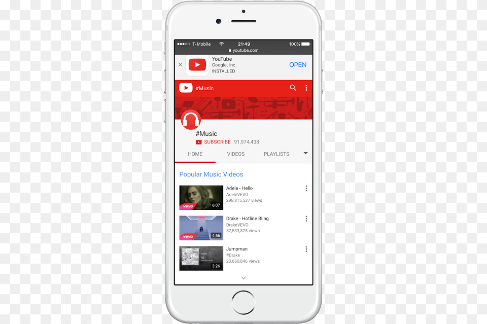 Youtube App Not Working On Ipad Youtube On Iphone, Electronics, Mobile Phone, Phone, Person Free Transparent Png