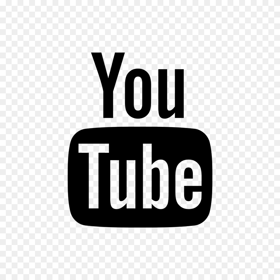 Youtube Black Icon, Gray Free Png Download
