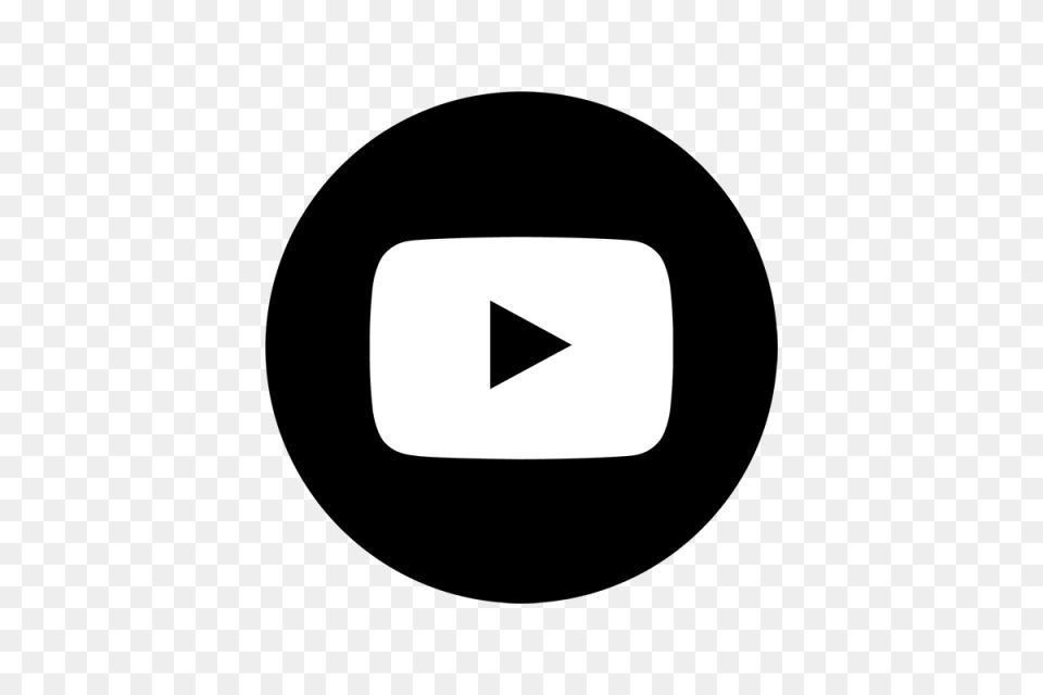 Youtube Black Icon Social Media Icon And Vector For, Disk Free Png Download