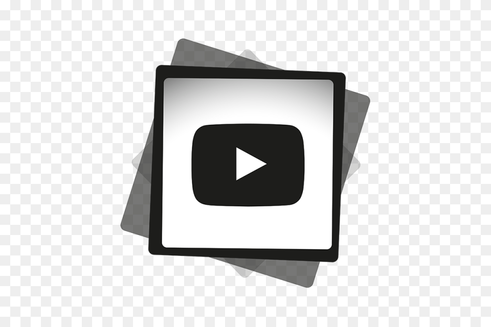 Youtube Black White Icon Social Media Icon And Vector, Computer Hardware, Electronics, Hardware Free Png
