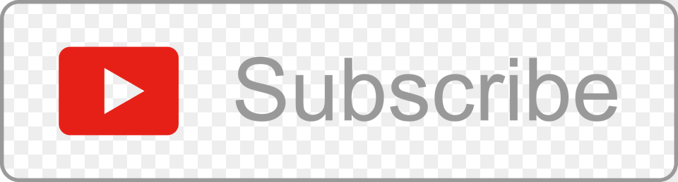 Youtube Button Free Download Subscribe Button Gif Transparent, Logo, Text Png Image