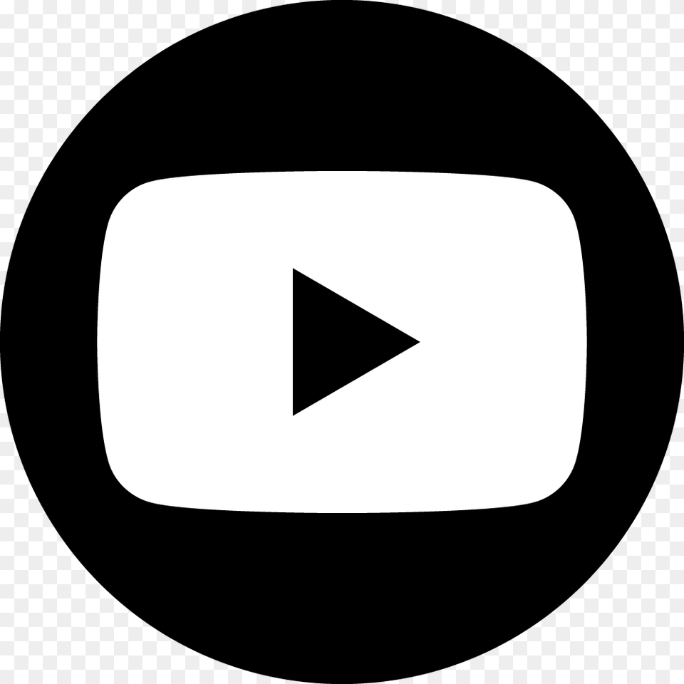 Youtube Circle Icon Download Youtube Icon Round, Disk, Triangle, Symbol Png Image