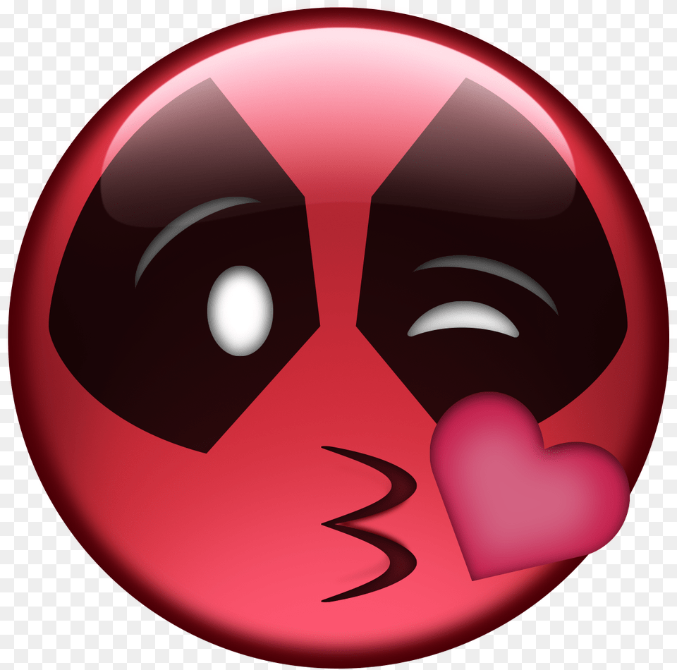 Youtube Deadpool Skull Emoji Deadpool Emoji, Sphere Free Transparent Png
