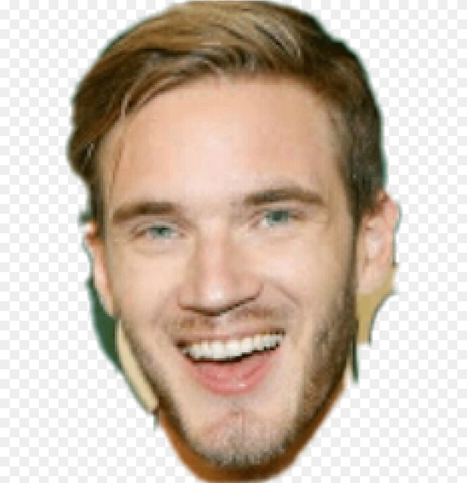 Youtube Face Pewdiepie, Adult, Smile, Person, Man Png Image