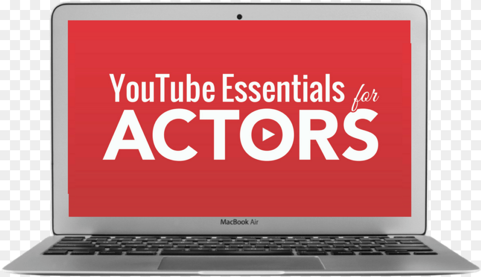 Youtube For Actors Netbook, Computer, Electronics, Laptop, Pc Png Image