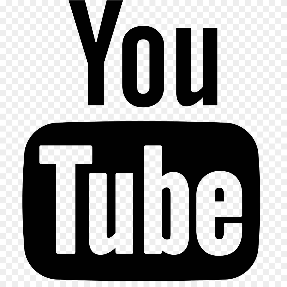 Youtube Icon, Gray Png Image