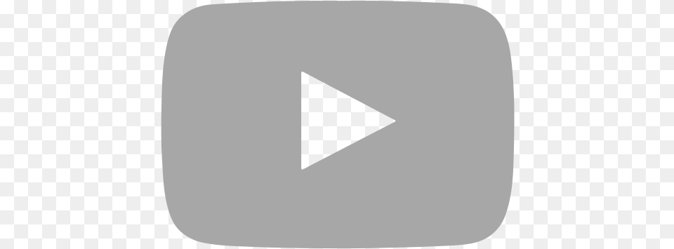 Youtube Icon Black 4 Image Youtube Button Grey, Triangle Free Png