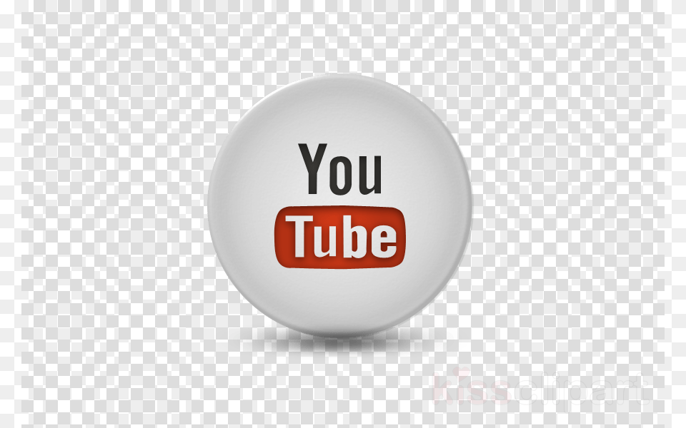 Youtube Icon Clipart Youtube Logo Bola De Billar, Badge, Symbol, Plate Free Png