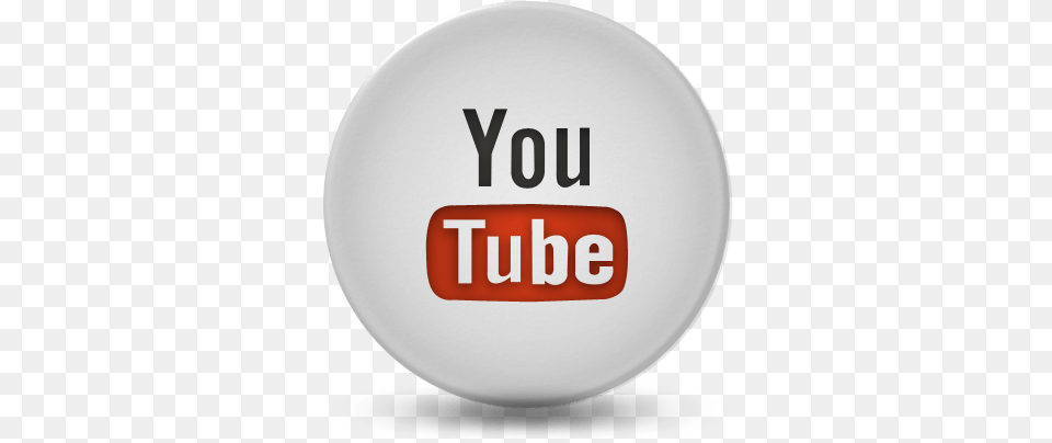 Youtube Icon Clipart Youtube Logo Youtube Logo Rond Ball, Badge, Symbol, Plate, Text Free Png Download