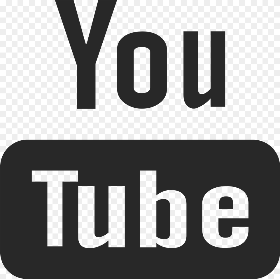 Youtube Icon Download Youtube Icon Grey, Text, Sign, Symbol, Gas Pump Png Image