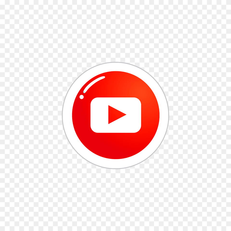 Youtube Icon Image Searchpngcom Circle, Sign, Symbol, Road Sign Free Png Download