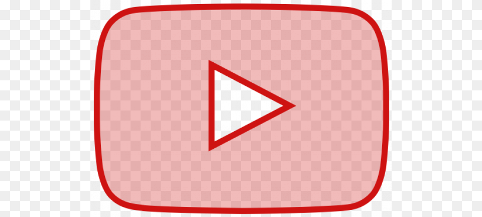 Youtube Icon Images U2013 Pink Youtube Icon, Triangle, Home Decor Free Png Download