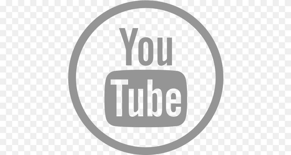 Youtube Icon White Youtube Subscribe Circle Size, Ammunition, Grenade, Logo, Weapon Free Png Download