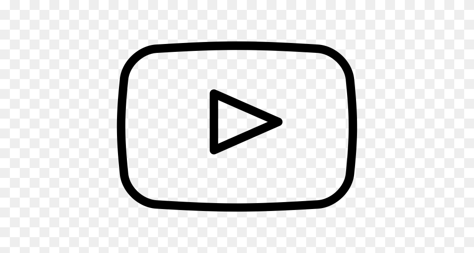 Youtube Icon With And Vector Format For Unlimited, Gray Png Image
