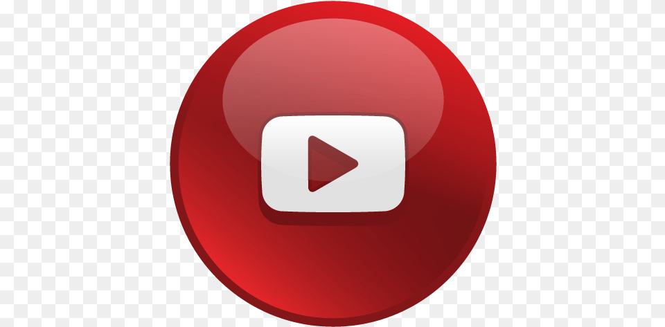 Youtube Icon Youtube Glossy Icon, Sign, Symbol, Disk Free Png