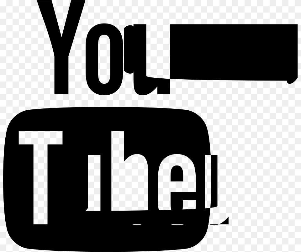 Youtube Illustration, Stencil, Text, License Plate, Symbol Free Png