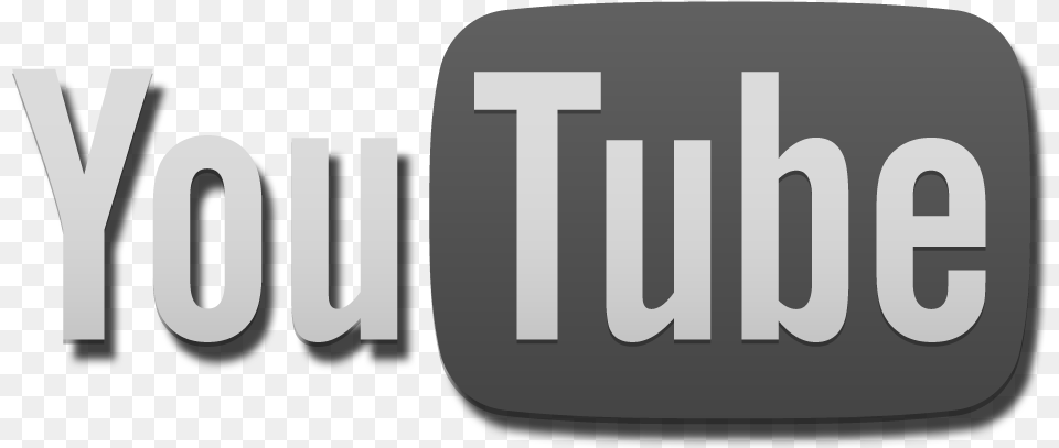 Youtube Logo Black And White Youtube, Text Free Png Download