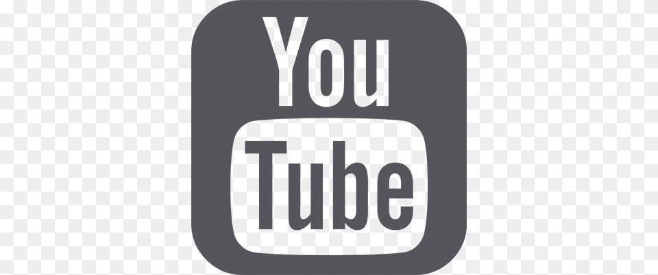 Youtube Logo Facet, Gray Free Png Download