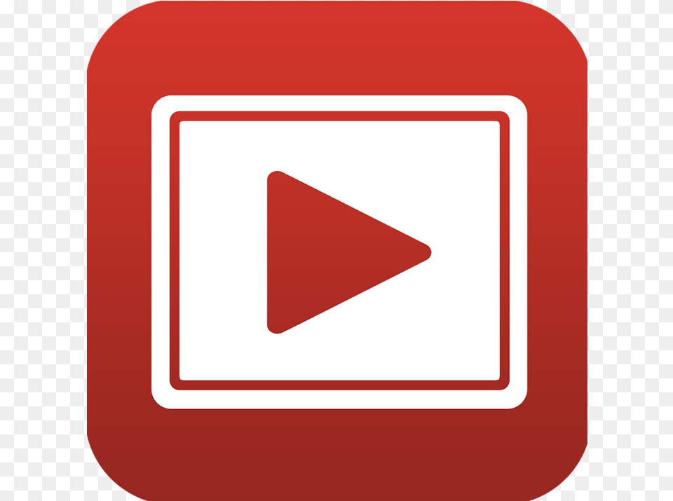 Youtube Logo Icon Download Video App Logo, Sign, Symbol, First Aid, Road Sign Free Png