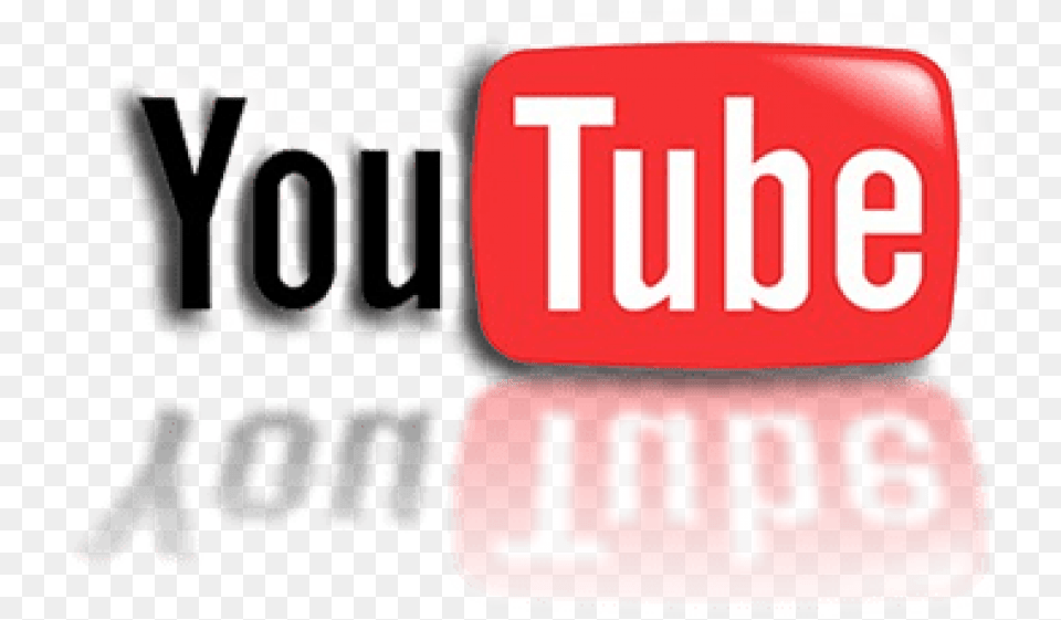 Youtube Logo Large Shadow Youtube Live Logo, License Plate, Transportation, Vehicle, Sign Free Png
