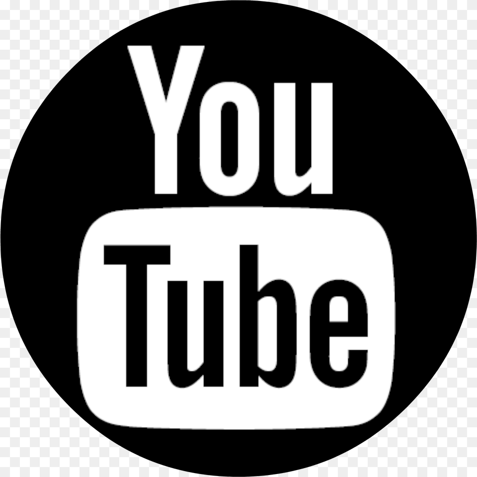 Youtube Logo Noir 4 Image Youtube Black And White Logo, Text Png