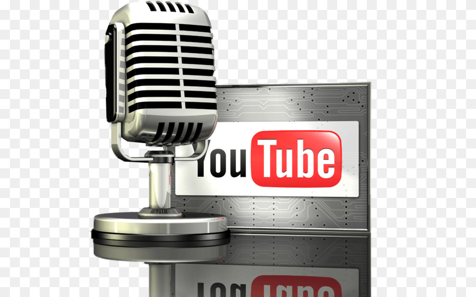 Youtube Logo Small, Electrical Device, Microphone Free Png Download