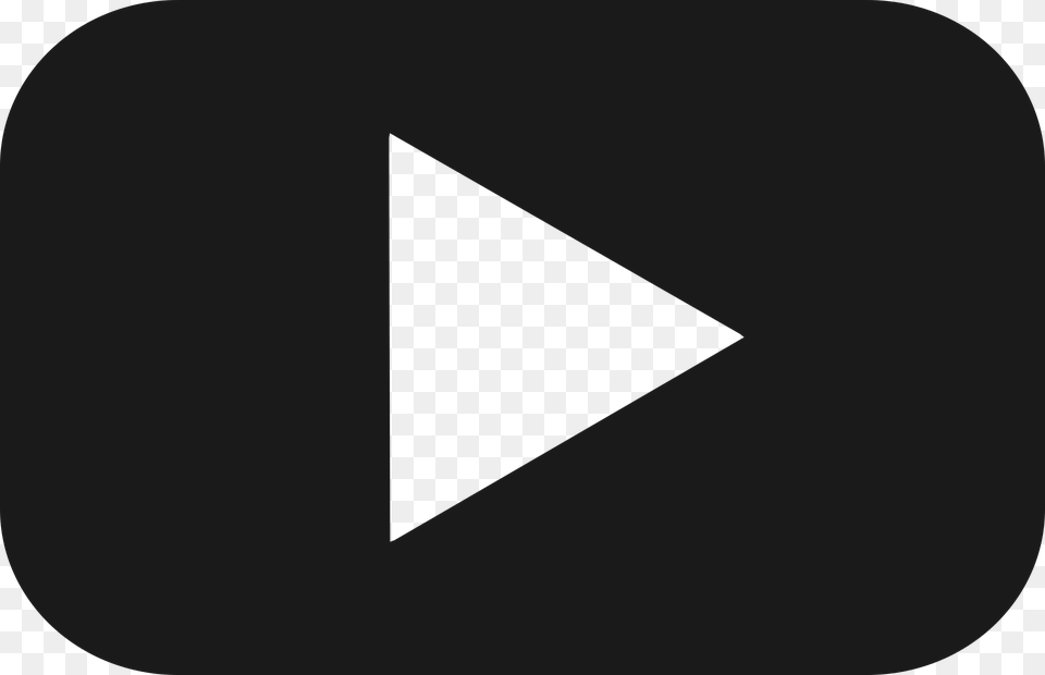 Youtube Logo Vector Transparent Background Youtube Logo Black, Triangle Free Png