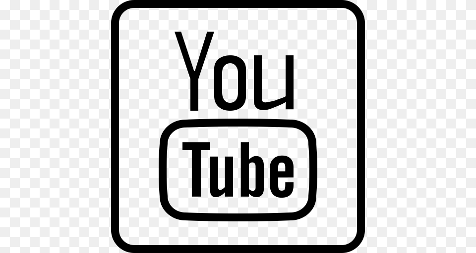 Youtube Logo Youtube Vectors Yt Button, Gray Free Transparent Png