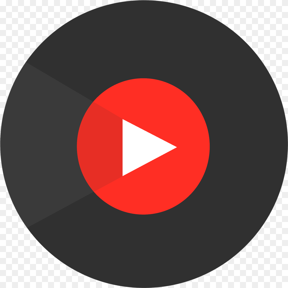 Youtube Music Logo Logo Yt Music Negro, Sphere, Disk Free Png Download