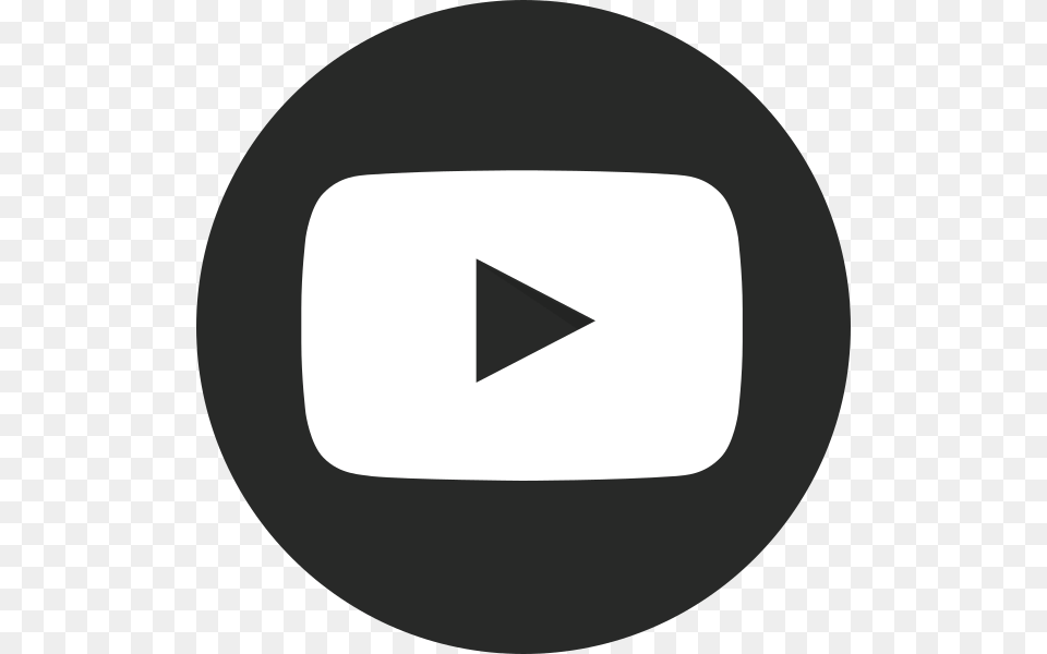 Youtube Play Button Dark Circular, Triangle, Disk Png Image