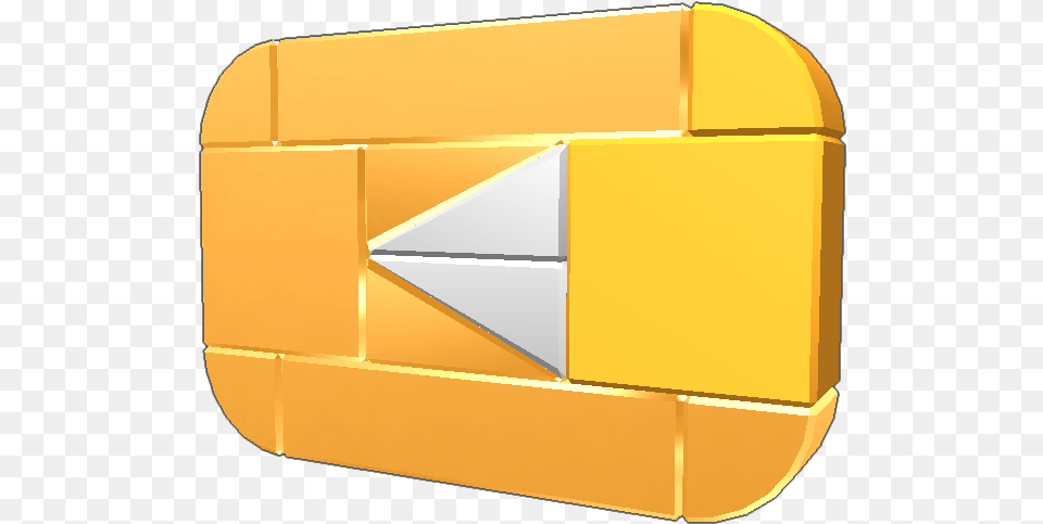 Youtube Play Button Images Youtube Gold Play Button, Mailbox, Weapon Free Png