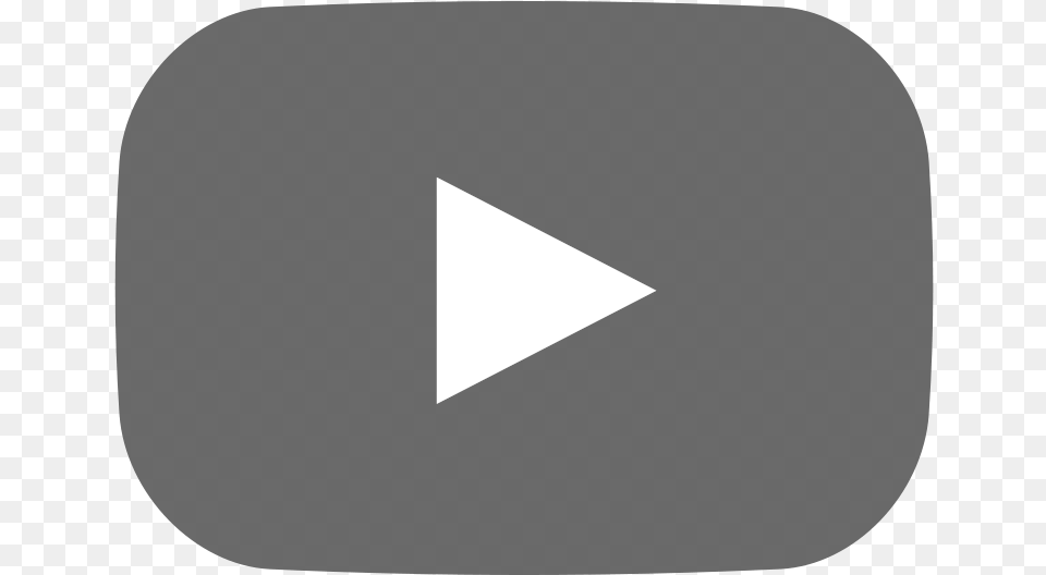 Youtube Play Button On Video, Triangle Free Png Download