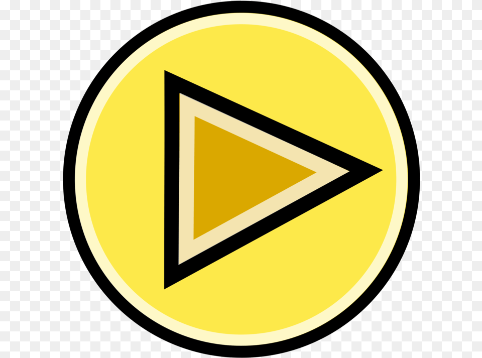 Youtube Play Button Transparent Azure Video Indexer Logo, Triangle, Astronomy, Moon, Nature Free Png Download