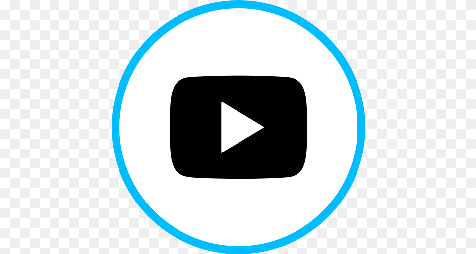 Youtube Play Logo Social Media Icon Circle, Disk Png Image