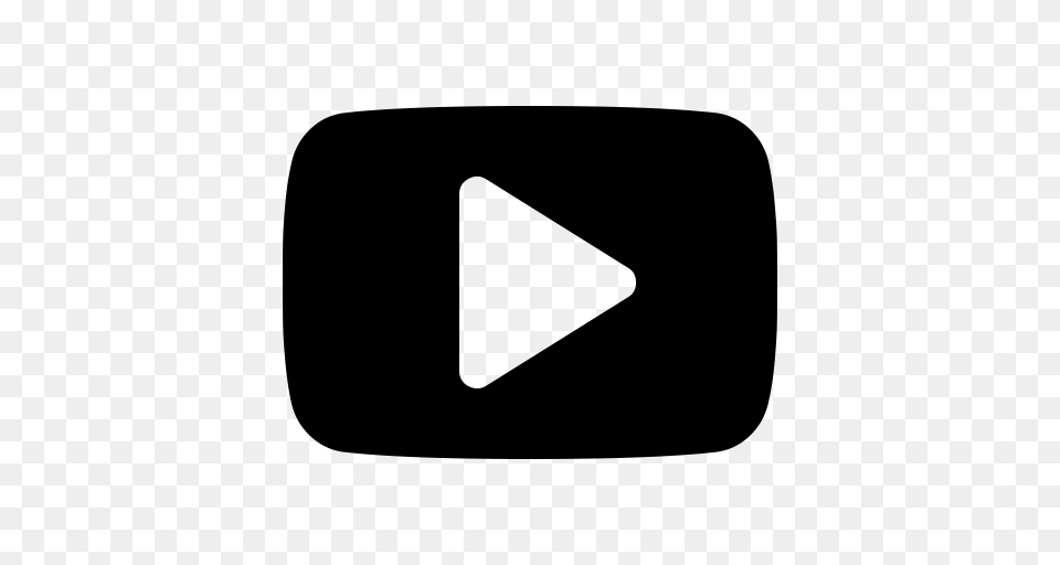 Youtube Play Youtube Icon With And Vector Format For, Gray Free Transparent Png