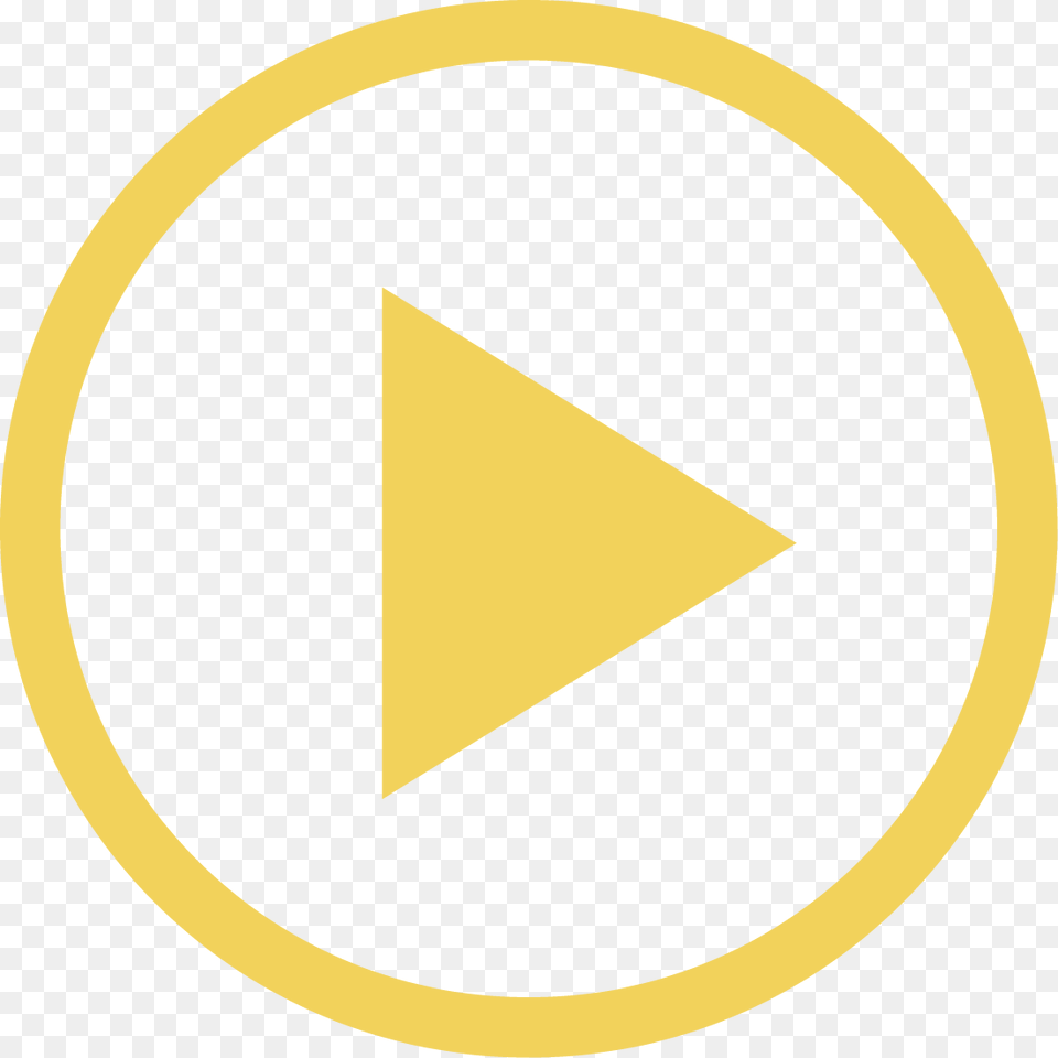 Youtube Playbutton Yellow Play Button Free Png