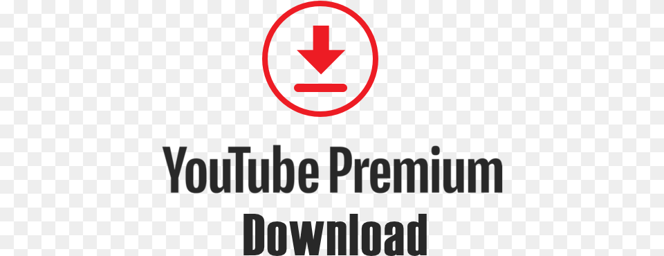Youtube Premium Download Logo Icon Sign, Symbol Free Png