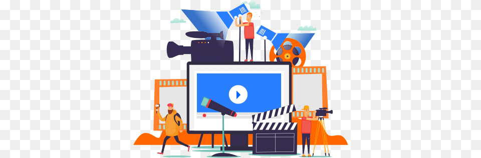 Youtube Promotion Video Marketing Services India Vector Graphics, Person, People, Electronics, Screen Free Transparent Png