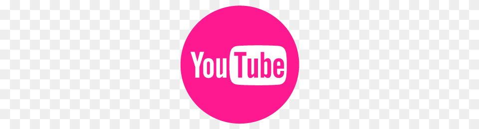 Youtube Rosa, Logo, Sticker, Disk Free Png