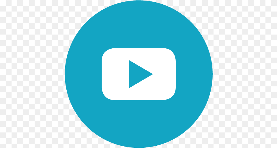 Youtube Round Icon Round Youtube Icon Blue, Triangle, Disk Free Transparent Png