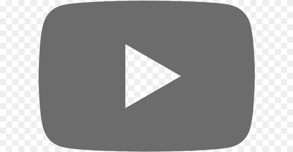 Youtube Silver Logo, Triangle, Symbol Free Transparent Png