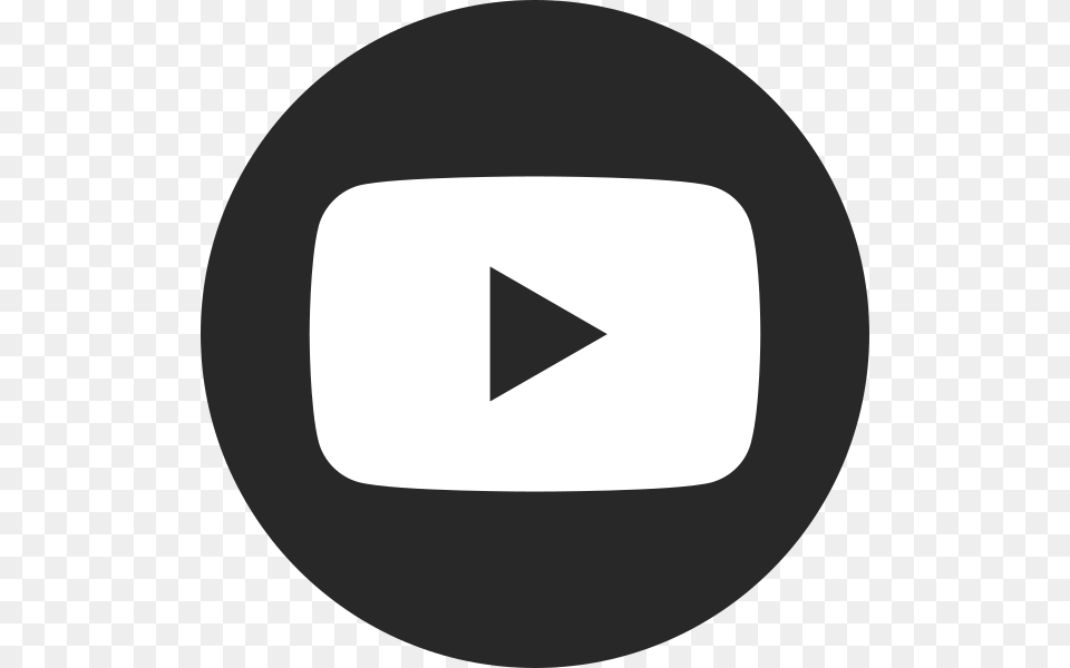 Youtube Social Dark Circle, Disk, Triangle Png