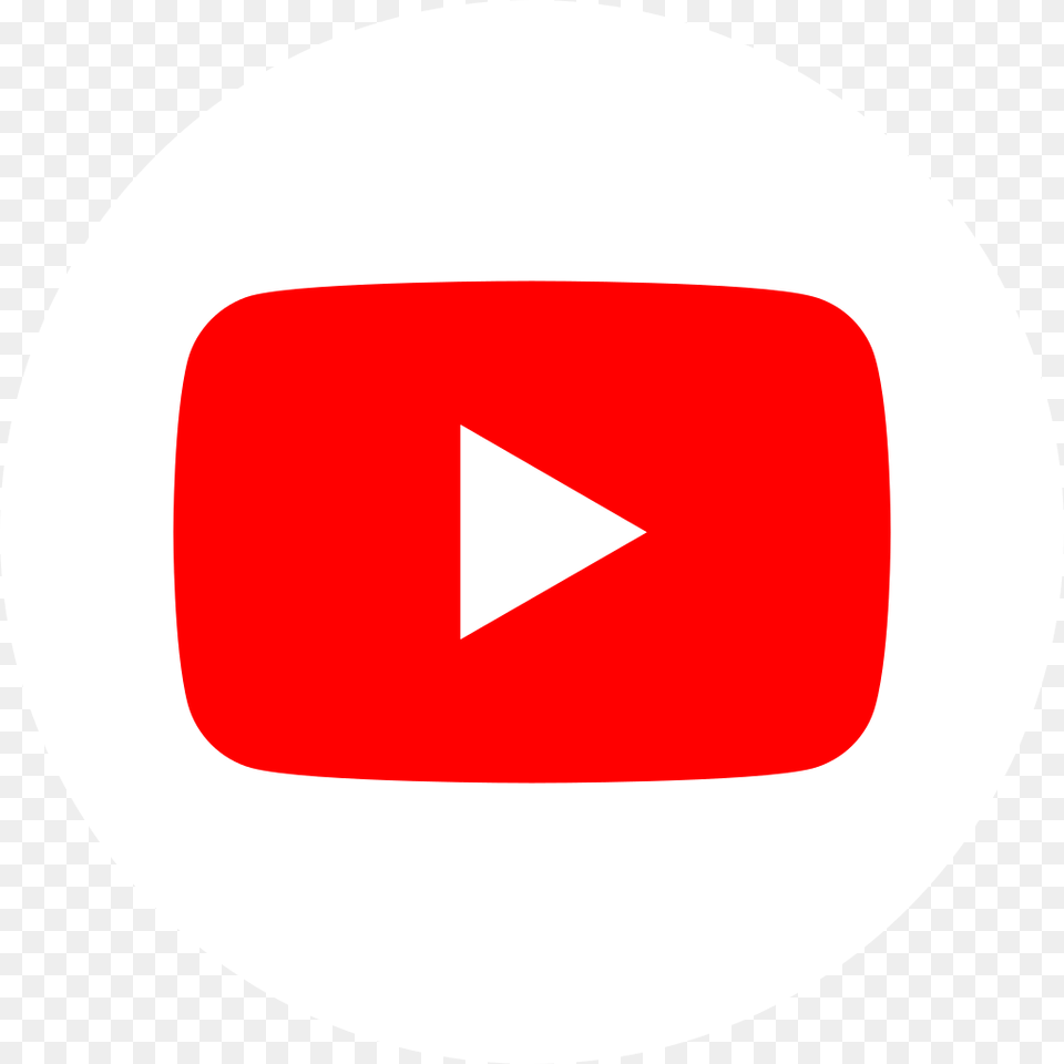 Youtube Social White Circle Free Png Download