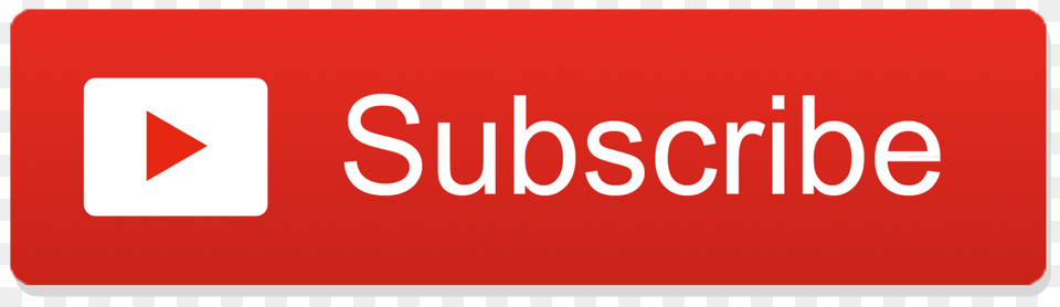 Youtube Subscribe Red Button, Sign, Symbol, Logo, Text Free Png Download