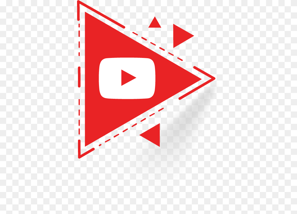 Youtube Symbol Bell Icon Youtube, Triangle, Dynamite, Sign, Weapon Png Image