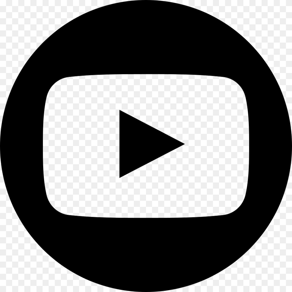 Youtube Symbol Logo Youtube Circular, Triangle, Disk Free Png Download