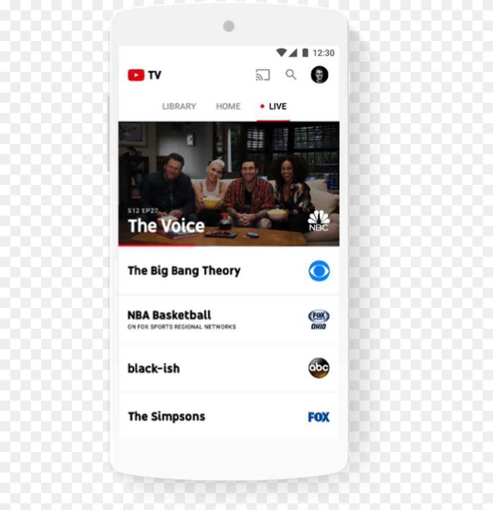 Youtube Tv Family Group, Adult, Phone, Person, Woman Free Png Download
